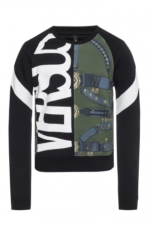 Wzorzysta bluza z logo, zdjęcie 1 Wzorzysta bluza z logo od Versace Versus